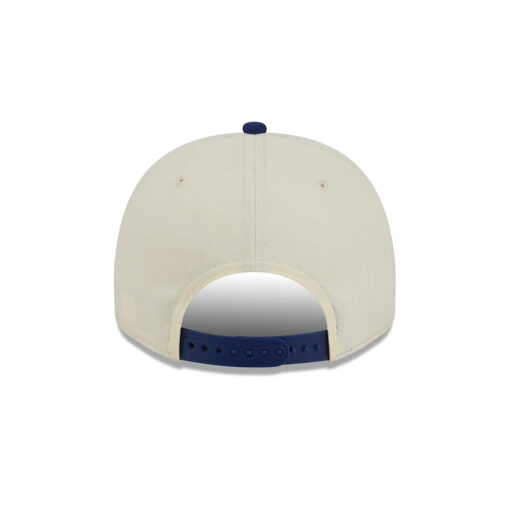 Los Angeles Dodgers Three Hit Chrome White Embroidered A-Frame Snapback Hat