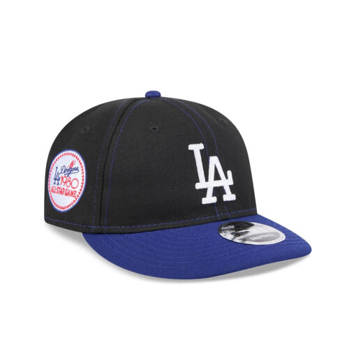 Los Angeles Dodgers Thunder Crown Retro Crown Snapback in Black