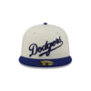 Los Angeles Dodgers Two Tone Stitch Cream Stitched Fitted Cap 4 Los Angeles Dodgers Two Tone Stitch Cream Stitched Fitted Cap