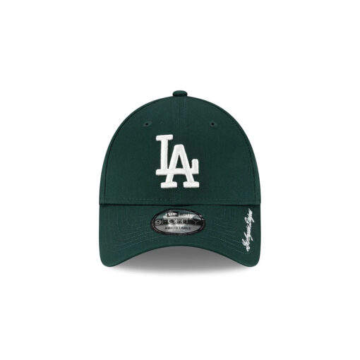 Los Angeles Dodgers Visor Script Adjustable Cap in Dark Green Los Angeles Dodgers Visor Script Adjustable Cap in Dark Green