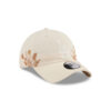 Los Angeles Dodgers Wildflower Light Cream Embroidered Casual Classic Adjustable Cap