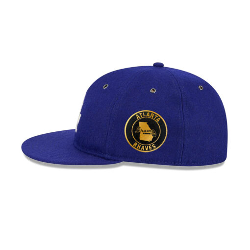 Los Angeles Dodgers Wool Retro Crown Fitted Cap in Blue