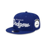 Los Angeles Dodgers Wordmark Snapback in Royal