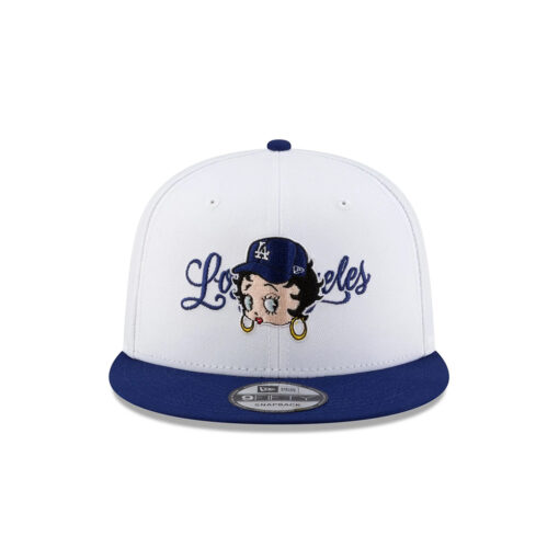 Los Angeles Dodgers x Bella Doña x Betty Boop Snapback in White Los Angeles Dodgers x Bella Doña x Betty Boop Snapback in White