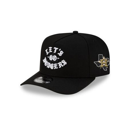 Los Angeles Dodgers x Born x Raised “Let’s Go Dodgers” World Series A-Frame Snapback in Black
