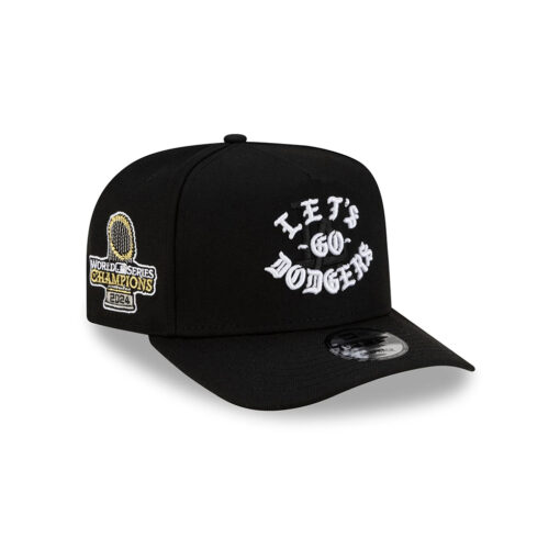 Los Angeles Dodgers x Born x Raised “Let’s Go Dodgers” World Series A-Frame Snapback in Black