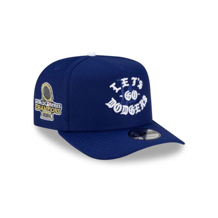 Los Angeles Dodgers x Born x Raised “Let’s Go Dodgers” World Series A-Frame Snapback in Royal