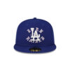 Los Angeles Dodgers x Born x Raised Royal/Pink Fitted Cap
