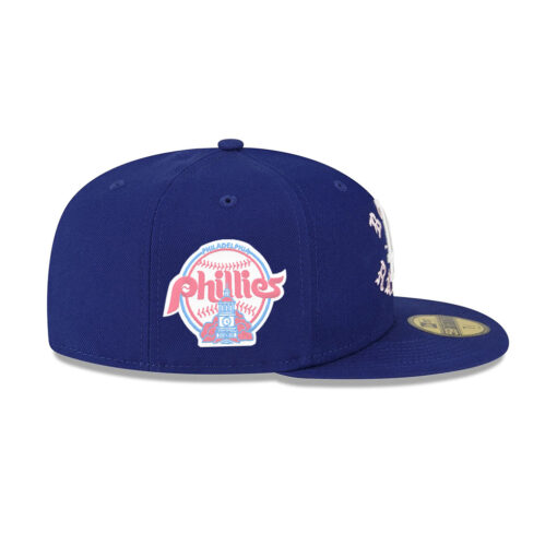 Los Angeles Dodgers x Born x Raised Royal/Pink Fitted Cap
