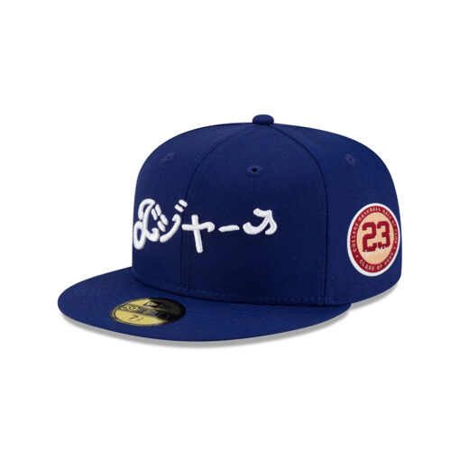 Los Angeles Dodgers x Hyperfly Katakana Fitted Cap in Black