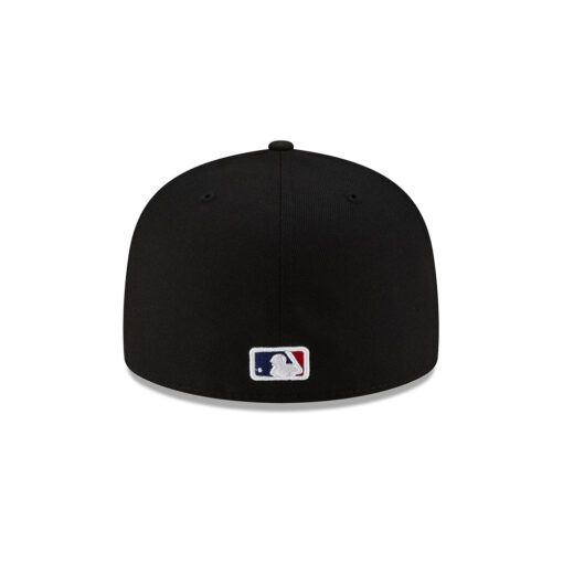 Los Angeles Dodgers x Undefeated Stacked Fitted Cap in Black