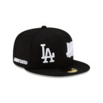 Los Angeles Dodgers x Undefeated Tally Fitted Cap in Black