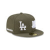 Los Angeles Dodgers x Undefeated Tally Fitted Cap in Olive