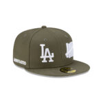 Los Angeles Dodgers x Undefeated Tally Fitted Cap in Olive