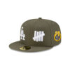 Los Angeles Dodgers x Undefeated Tally Fitted Cap in Olive