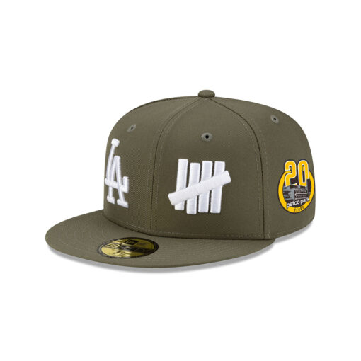 Los Angeles Dodgers x Undefeated Tally Fitted Cap in Olive