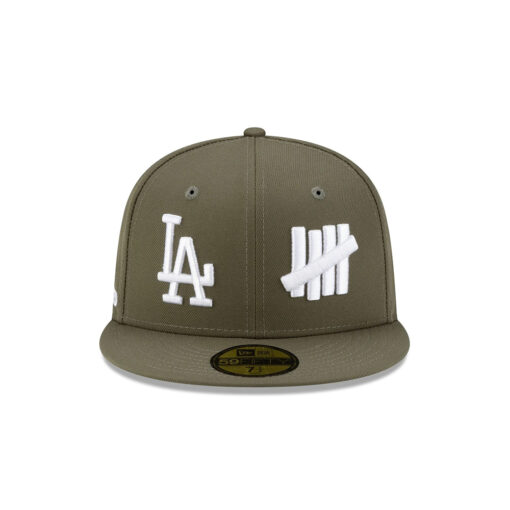 Los Angeles Dodgers x Undefeated Tally Fitted Cap in Olive