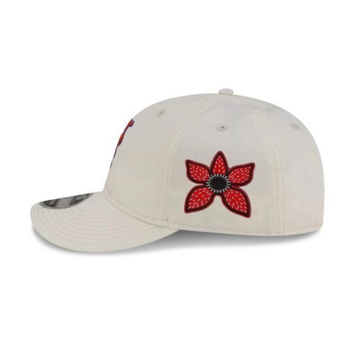 New York Mets Aime Leon Dore Chrome White Retro Crown Cream Embroidered Strapback Hat