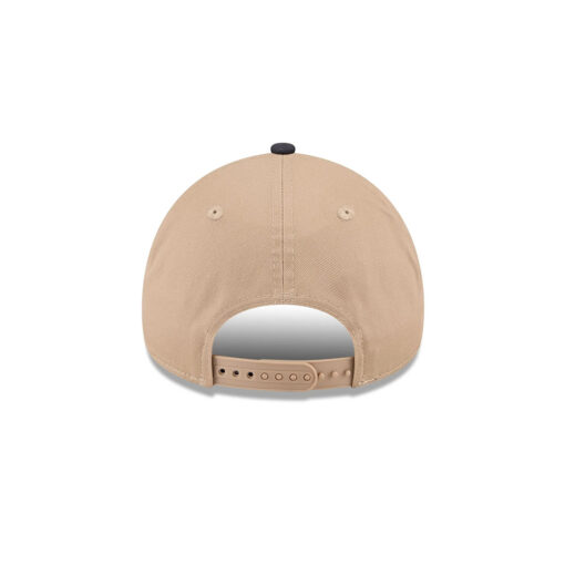 New York Mets Beige Khaki Embroidered A-Frame Snapback Cap