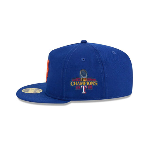 New York Mets Boho Wool Retro Crown Royal Stitched Fitted Cap