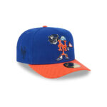 New York Mets Cartoon Royal Embroidered A-Frame Fitted Hat
