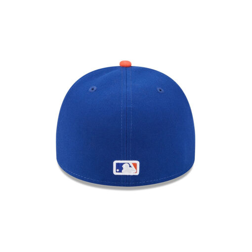New York Mets Cartoon Royal Embroidered A-Frame Fitted Hat