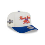 New York Mets Chainstitch White Embroidery A-Frame Snapback Cap