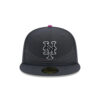 New York Mets City Connect Dark Grey Embroidered Fitted Hat