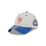 New York Mets Classic Sidescript White Stitched Adjustable Hat