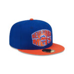 New York Mets Classic Tones White Embroidery Fitted Hat