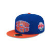New York Mets Classic Tones White Embroidery Fitted Hat