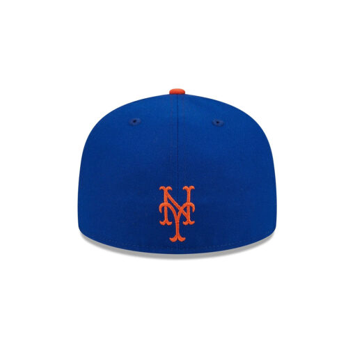 New York Mets Classic Tones White Embroidery Fitted Hat