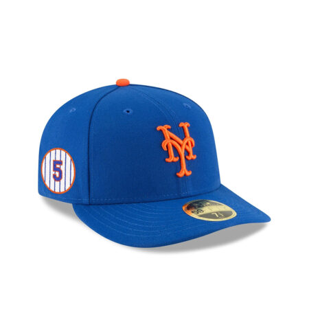 New York Mets David Wright Retirement Patch Embroidered Fitted Hat