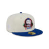 New York Mets Day of the Dead Sugar Skull Mascot Cream Embroidery Fitted Cap 1 New York Mets Day of the Dead Sugar Skull Mascot Cream Embroidery Fitted Cap