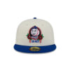 New York Mets Day of the Dead Sugar Skull Mascot Cream Embroidery Fitted Cap 4 New York Mets Day of the Dead Sugar Skull Mascot Cream Embroidery Fitted Cap