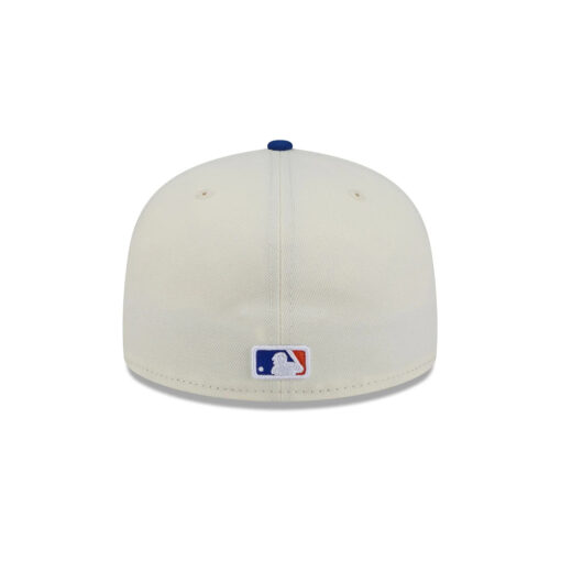 New York Mets Day of the Dead Sugar Skull Mascot Cream Embroidery Fitted Cap New York Mets Day of the Dead Sugar Skull Mascot Cream Embroidery Fitted Cap
