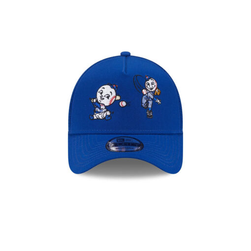 New York Mets Generation Mascots Royal A-Frame Trucker Hat