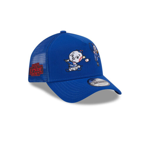 New York Mets Generation Mascots Royal A-Frame Trucker Hat