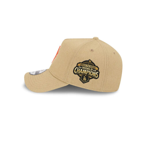 New York Mets Logo Essentials Khaki Black Embroidery A-Frame Snapback Cap New York Mets Logo Essentials Khaki Black Embroidery A-Frame Snapback Cap