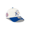New York Mets Mini Mascot White A-Frame Embroidered Snapback Hat 2 New York Mets Mini Mascot White A-Frame Embroidered Snapback Hat