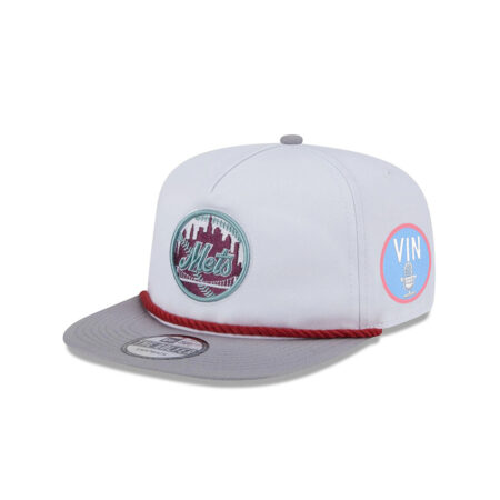 New York Mets Optic White Golfer Embroidered Cap