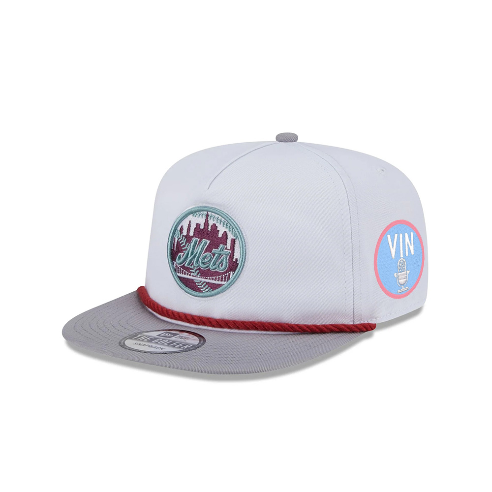 New York Mets Optic White Golfer Embroidered Cap New York Mets Optic White Golfer Embroidered Cap