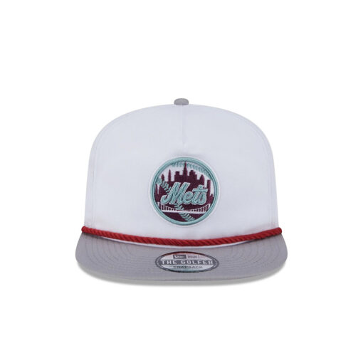 New York Mets Optic White Golfer Embroidered Cap New York Mets Optic White Golfer Embroidered Cap