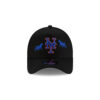 New York Mets Siegelman Stable Black Stitched A-Frame Snapback Cap