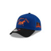 New York Mets Siegelman Stable Black Visor A-Frame Embroidered Snapback Hat