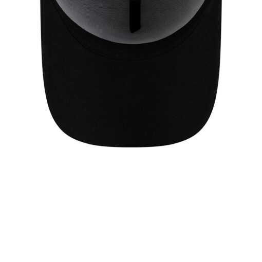 New York Mets Siegelman Stable Black Visor A-Frame Embroidered Snapback Hat