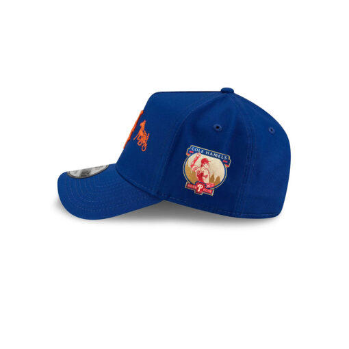 New York Mets Siegelman Stable Blue Stitched A-Frame Snapback Cap New York Mets Siegelman Stable Blue Stitched A-Frame Snapback Cap