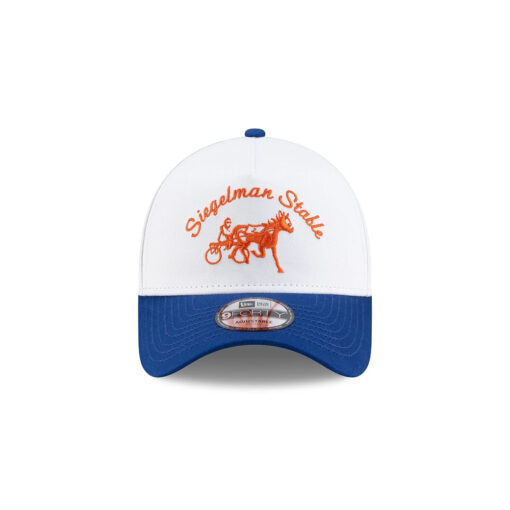 New York Mets Siegelman Stable Blue Visor A-Frame Embroidered Snapback Hat