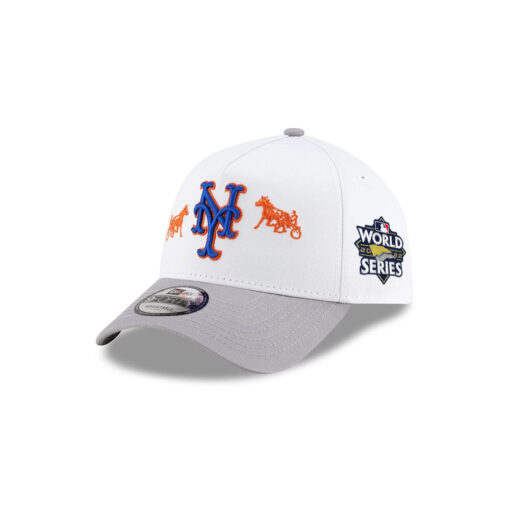 New York Mets Siegelman Stable Gray Visor Stitched A-Frame Snapback Cap