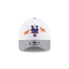 New York Mets Siegelman Stable Gray Visor Stitched A-Frame Snapback Cap